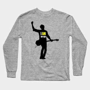 IAHH-SILHOUETTE-GUITARIST-MALE-2 Long Sleeve T-Shirt